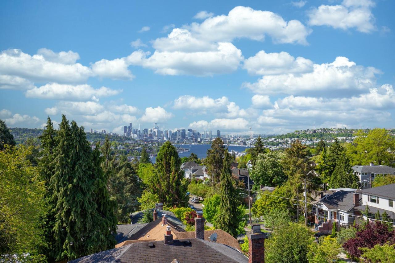 Rooftop Patio With Waterview, Private Garden & Grill 3Br 3Ba- Modern Cityscape Seattle Exterior foto