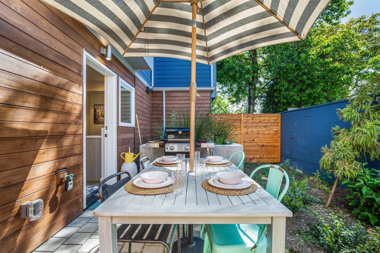 Rooftop Patio With Waterview, Private Garden & Grill 3Br 3Ba- Modern Cityscape Seattle Exterior foto