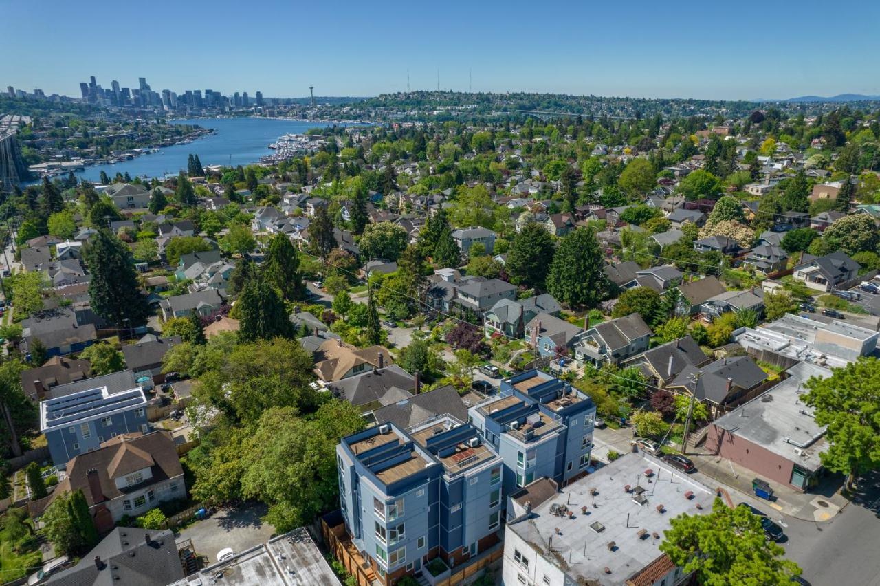 Rooftop Patio With Waterview, Private Garden & Grill 3Br 3Ba- Modern Cityscape Seattle Exterior foto